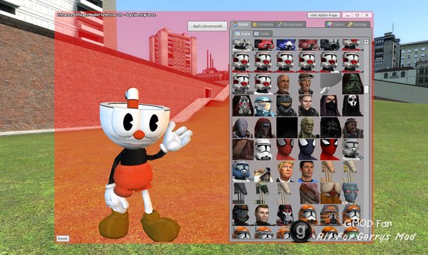 Cuphead and Mugman NPCs and Playermodels!