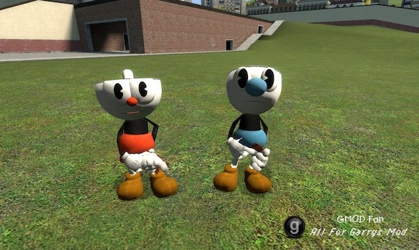 Cuphead and Mugman NPCs and Playermodels!