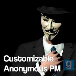 Anonymous Customizable Playermodel