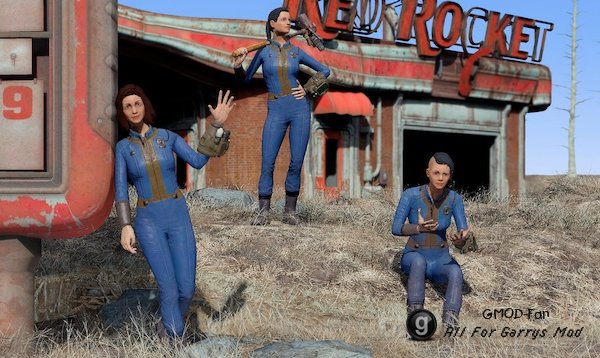 Fallout 4 Sole Survivor Vault 111 (Female) [PM/NPC]