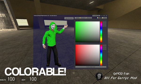 Anonymous Customizable Playermodel