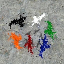 3D Splash Props