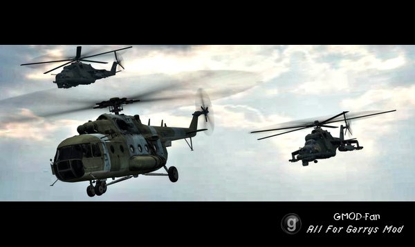 Call Of Duty Remastered: Helicopters (props)