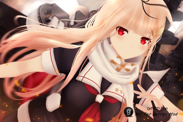 Yuudachi Kai Ni (Kancolle) Playermodel and NPC