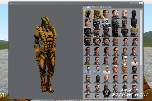 JoJo's BIZARRE ADVENTURE WORLD Player model