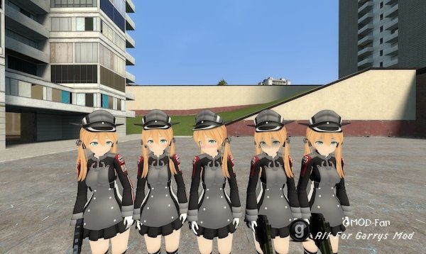 Prinz Eugen (Kancolle) Playermodel and NPC