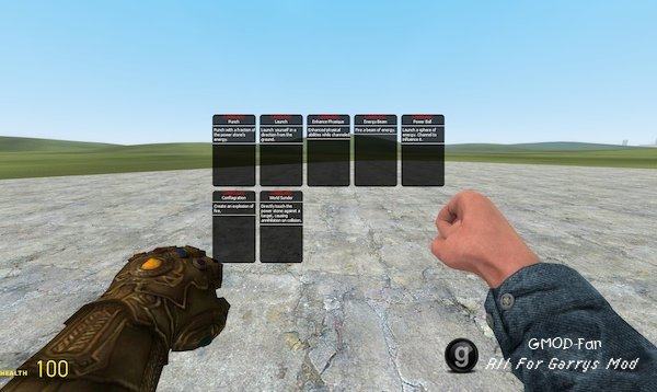 Thanos's Infinity Gauntlet SWEP and Model
