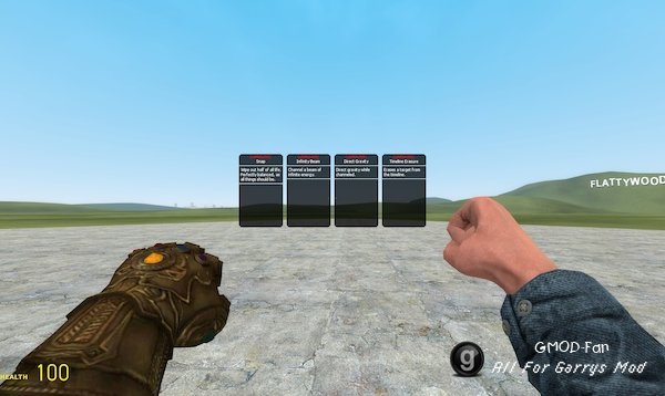 Thanos's Infinity Gauntlet SWEP and Model