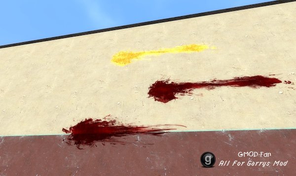 Black Mesa Blood Decals (for Paint Tool)