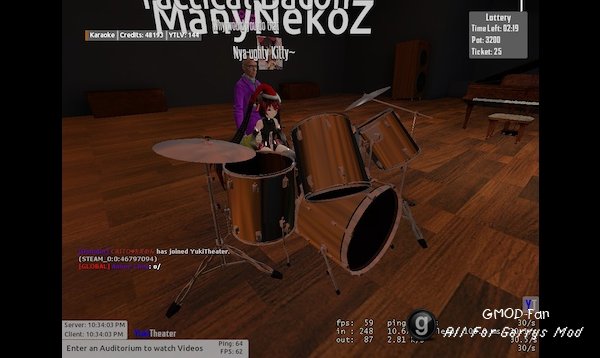 Playable Drumset (Double Bass Update)