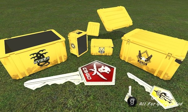 CSGO Case and Keys Models