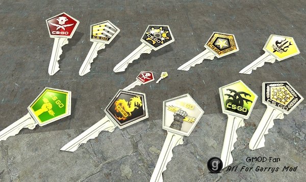 CSGO Case and Keys Models