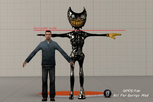 Bendy and the Ink Machine V1.4.0.4 - Bendy (Ragdoll, PM, NPC)