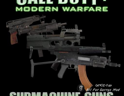 Call of Duty 4: Modern Warfare Submachine Guns