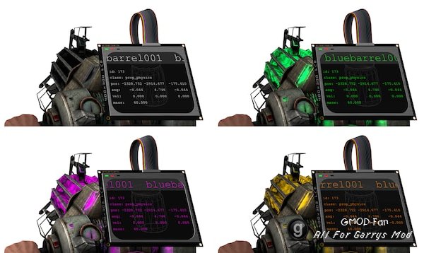 Physgun Info Monitor