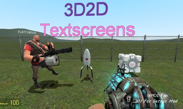 3D2D Textscreens