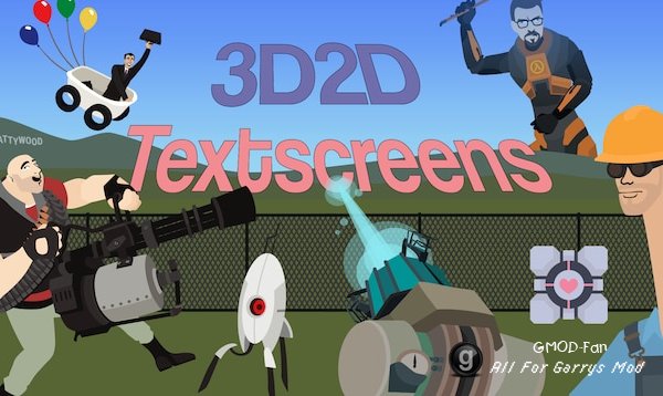 3D2D Textscreens
