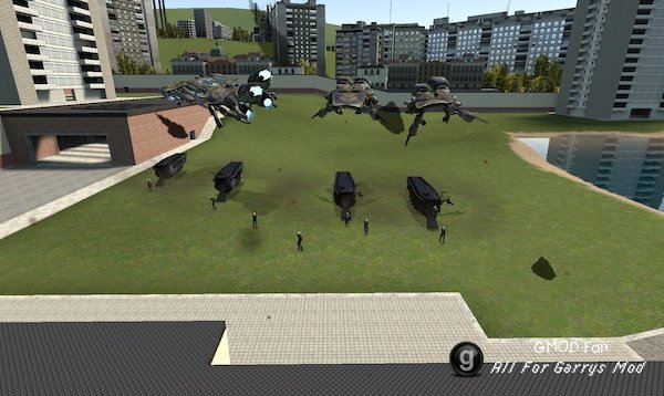 Working Combine Dropship NPCs