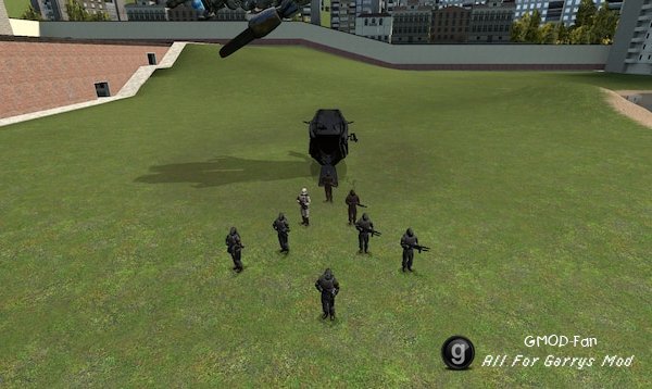 Working Combine Dropship NPCs