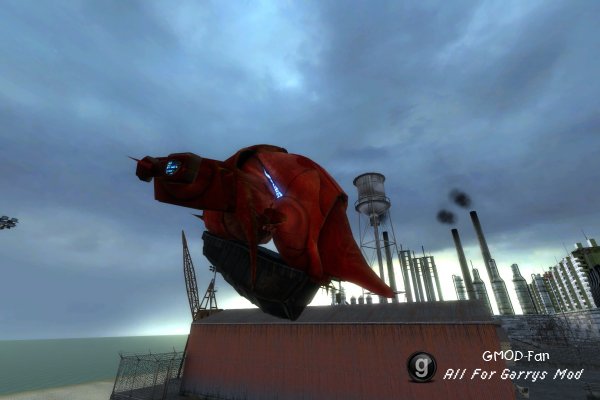 Half Life 2 beta dropship from concept